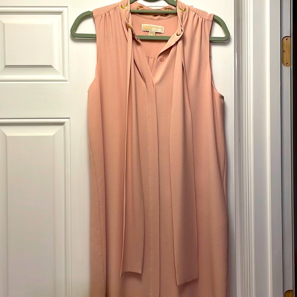 Michael Kors pale pink sleeveless dress !